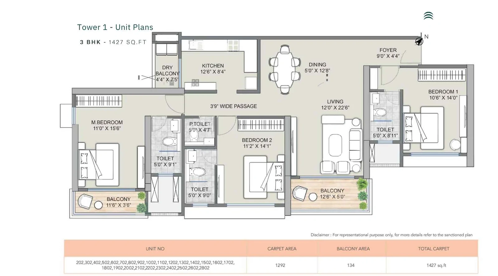 Supreme Towers Floor Plan